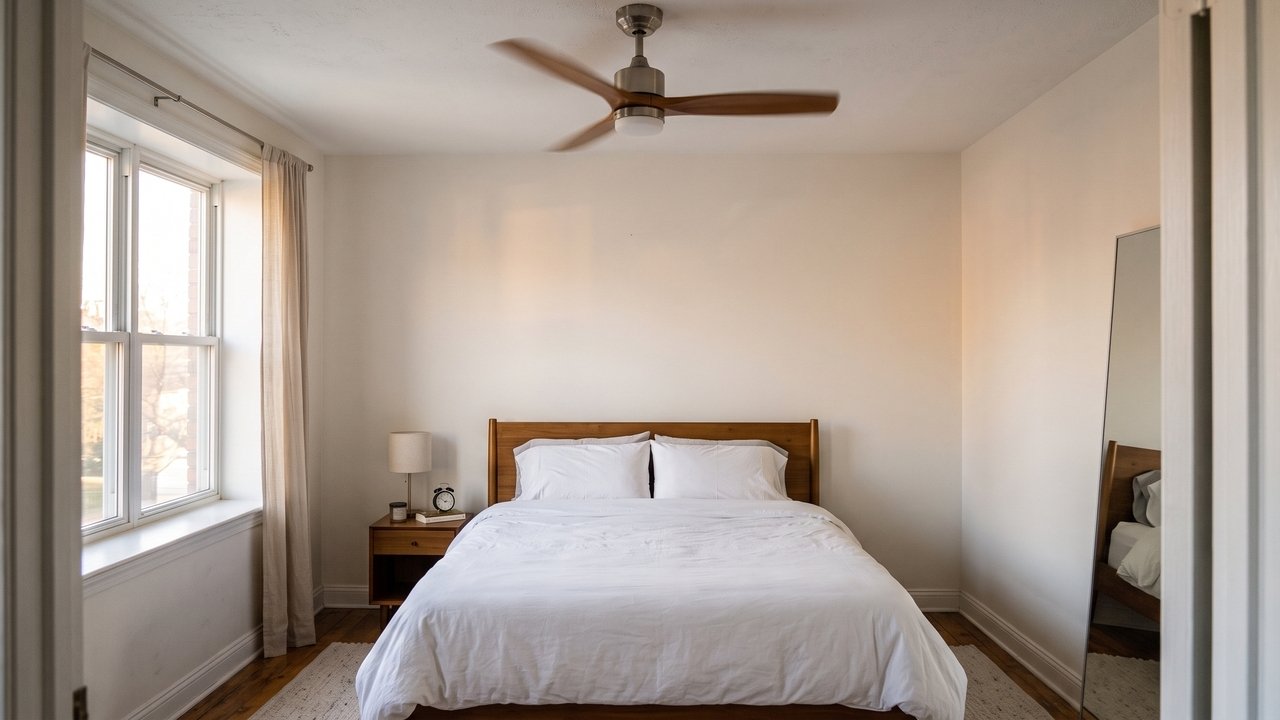 Meu ventilador de teto ficava ligado durante horas quando ninguém estava no quarto: descobri que ele não resfriava o ambiente do jeito que eu imaginava