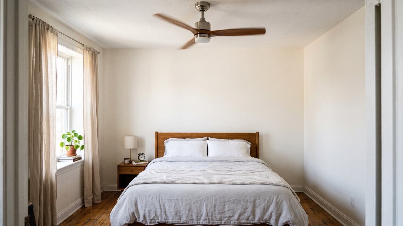 Meu ventilador de teto ficava ligado durante horas quando ninguém estava no quarto: descobri que ele não resfriava o ambiente do jeito que eu imaginava