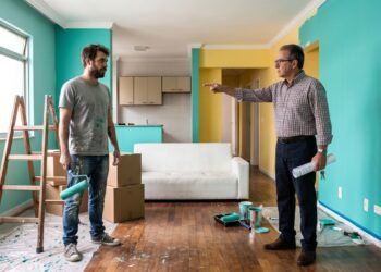 Inquilino pinta todo o apartamento antes de sair e proprietário exige que as paredes voltem à cor original