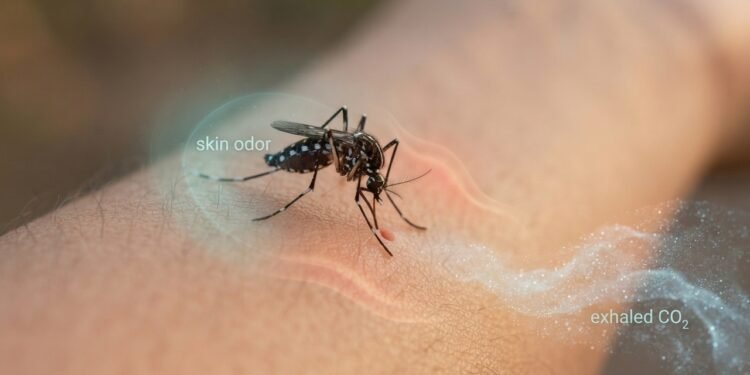 O odor da pele pode fazer duas pessoas receberem quantidades diferentes de picadas