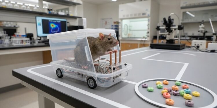 Ratos dirigindo transformam um experimento curioso em uma janela para estudar a aprendizagem