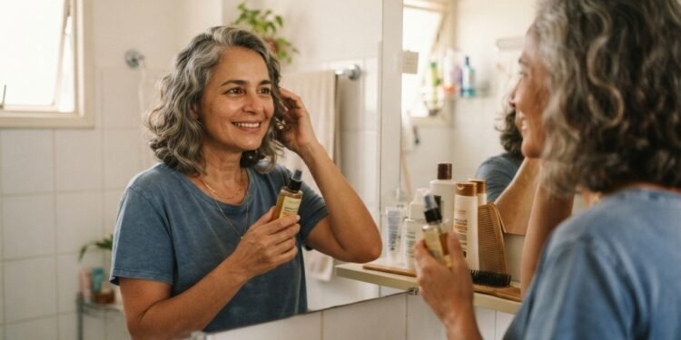 Helena se olhou no espelho e percebeu: o problema não estava nas máscaras nem nos óleos, mas em um detalhe do shampoo usado todos os dias sem pensar direito no couro cabeludo