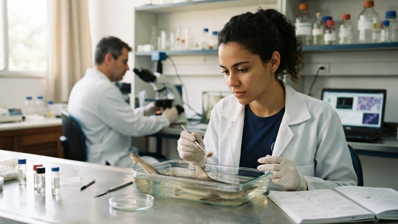 cocaína em tubarões