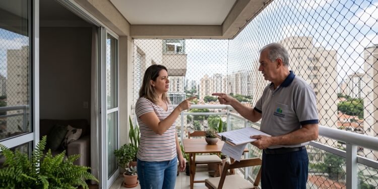 Condomínio contesta instalação de tela de proteção feita por morador na varanda e ameaça aplicar penalidades