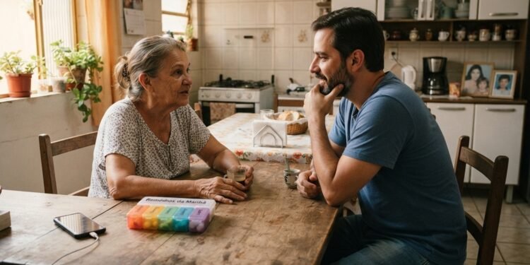 No aniversário de 70 anos da mãe, Marcelo percebeu que sabia quais remédios ela tomava, mas não sabia do que ela tinha medo quando ficava sozinha