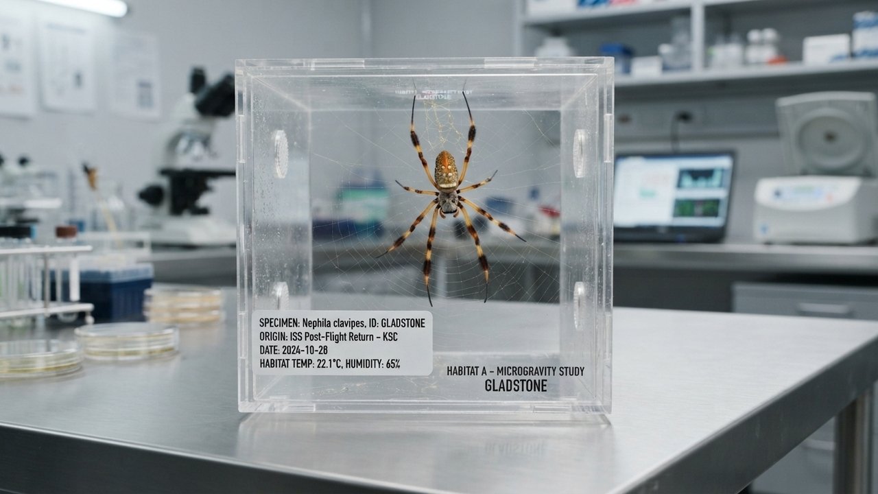 aranhas em microgravidade