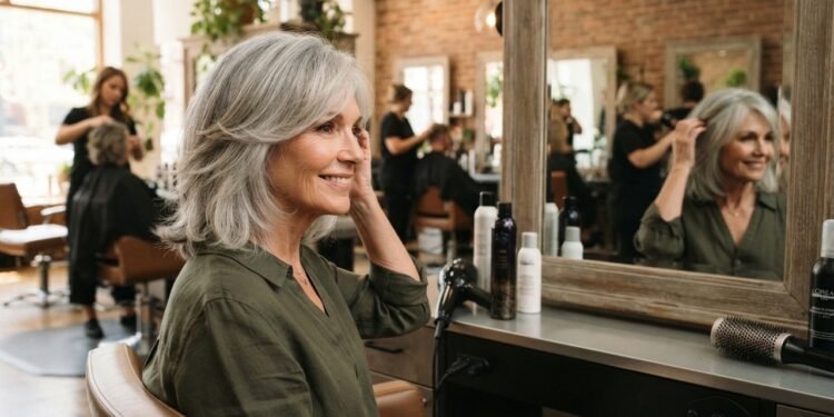 Helena tem 50 anos e descobriu com um cabeleireiro especialista 5 cortes de cabelo que trazem movimento sem abrir mão do comprimento, revelando opções que valorizam os fios e deixam o visual mais leve, atual e repleto de elegância