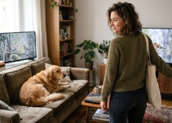 A psicologia afirma que as pessoas que deixam a TV ligada para o cachorro antes de sair de casa não estão sendo bobas — estão fazendo o que as pessoas fazem em todos os relacionamentos afetivos, que é tentar minimizar o impacto da sua ausência.