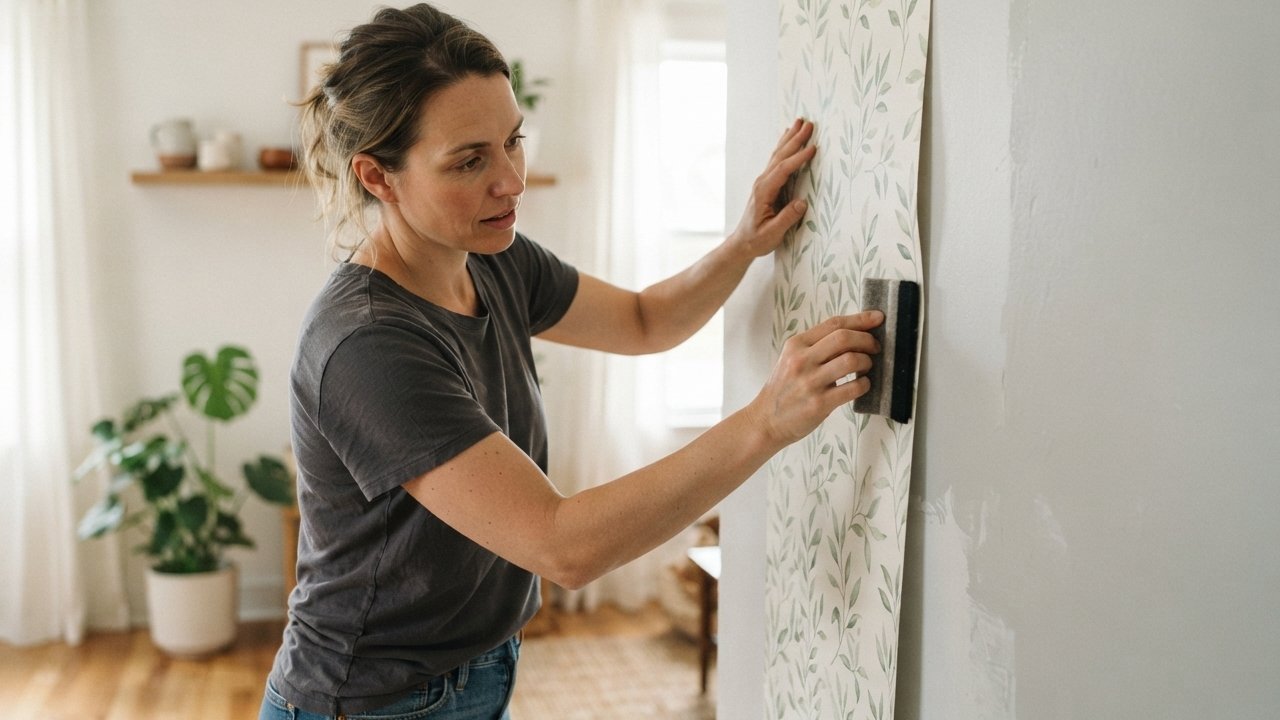 Aplicar papel descolante fica mais fácil com bom alinhamento e preparo da parede, segundo especialistas em decoração de interiores