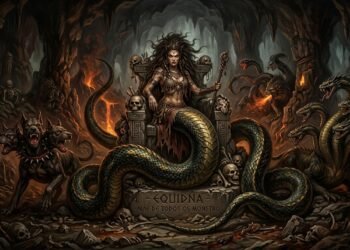 Ela tinha rosto de mulher e corpo de serpente: a criatura que até os heróis evitavam enfrentar