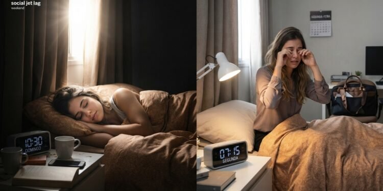 Diferença entre o sono da semana e do fim de semana pode pesar na segunda-feira: especialistas explicam por que o desequilíbrio no relógio biológico afeta o corpo