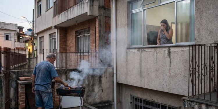 Morador instala churrasqueira perto da janela do vizinho e fumaça invade os cômodos sempre que equipamento é usado: o que pode ser feito legalmente