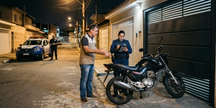 Morador começa a estacionar a moto na frente da garagem do vizinho todas as noites e discussão termina em denúncia