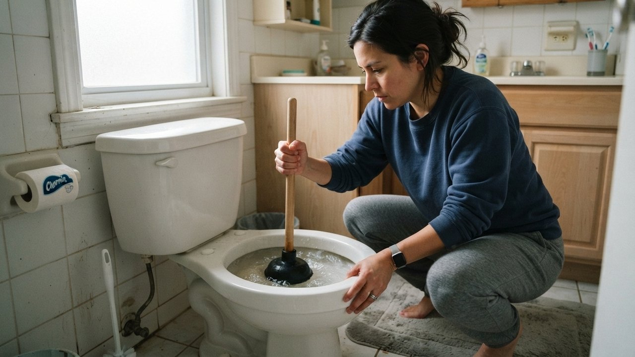 desentupir vaso sanitário