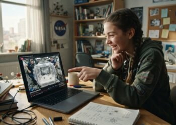 Uma estudante fez uma pergunta curiosa à NASA e viu duas aranhas irem parar no espaço para testar sua ideia