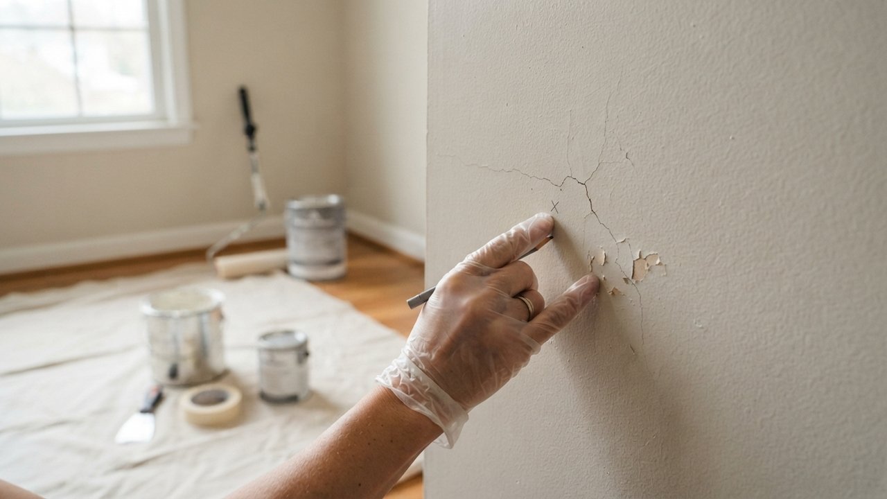 limpar a parede antes de pintar