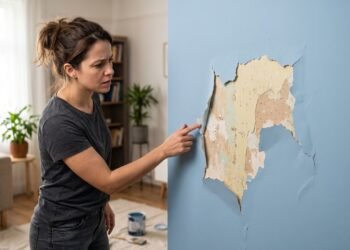 Por que a parede começa a descascar mesmo depois de receber tinta nova
