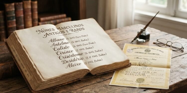 7 nomes masculinos pouco comuns carregam origens que atravessam séculos
