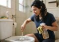 Vinagre no vaso sanitário funciona melhor para alguns tipos de manchas, segundo especialistas em limpeza, mas outras manchas mais resistentes exigem um truque caseiro diferente para sair