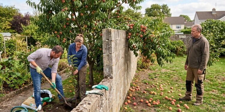 Casal planta árvores frutíferas junto ao muro e frutos começam a cair no quintal vizinho: de quem são as frutas que ultrapassam a divisa