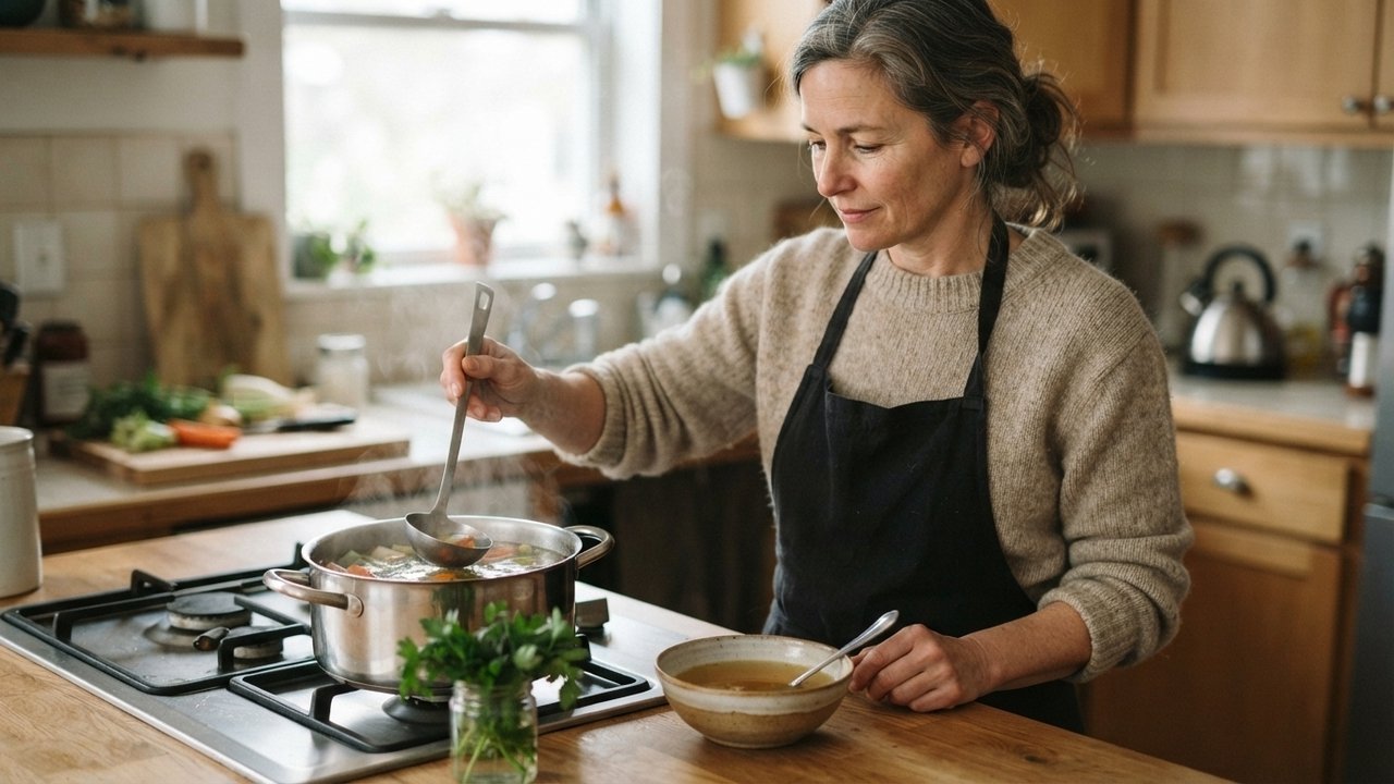 O que acontece quando você bebe caldo de ossos todos os dias, segundo nutricionistas