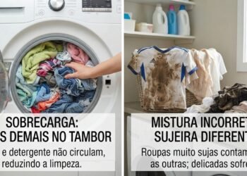 Erros na máquina de lavar podem deixar sujeira, manchas e odores nas roupas, e especialistas em limpeza explicam o que normalmente dá errado