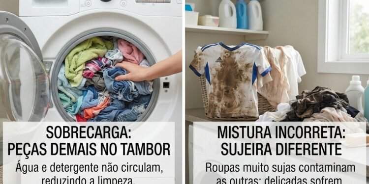 Erros na máquina de lavar podem deixar sujeira, manchas e odores nas roupas, e especialistas em limpeza explicam o que normalmente dá errado