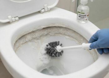 Vinagre realmente funciona como limpador de vaso sanitário? Especialistas explicam