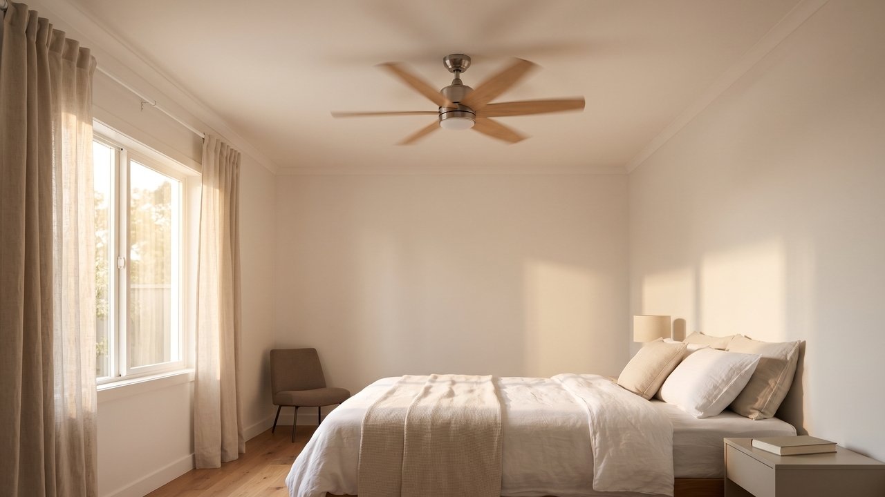 Meu ventilador de teto ficava ligado durante horas quando ninguém estava no quarto: descobri que ele não resfriava o ambiente do jeito que eu imaginava