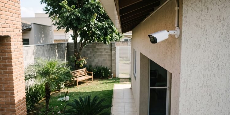 Câmera instalada no quintal revela que posição e altura do equipamento fazem diferença na segurança da residência