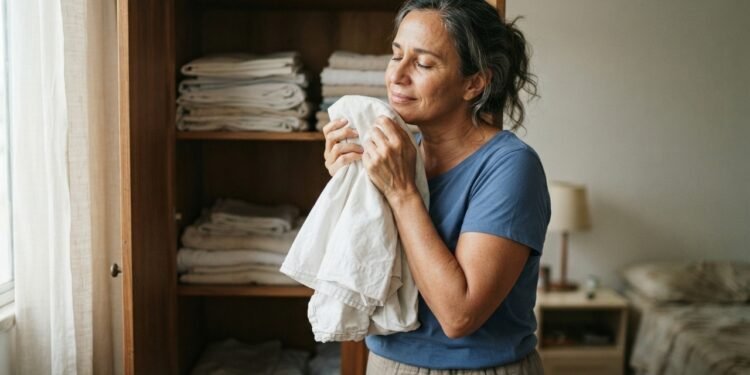 Guardar lençóis ainda úmidos pode fazer o cheiro de roupa velha voltar rapidamente, alertam especialistas em limpeza e organização doméstica