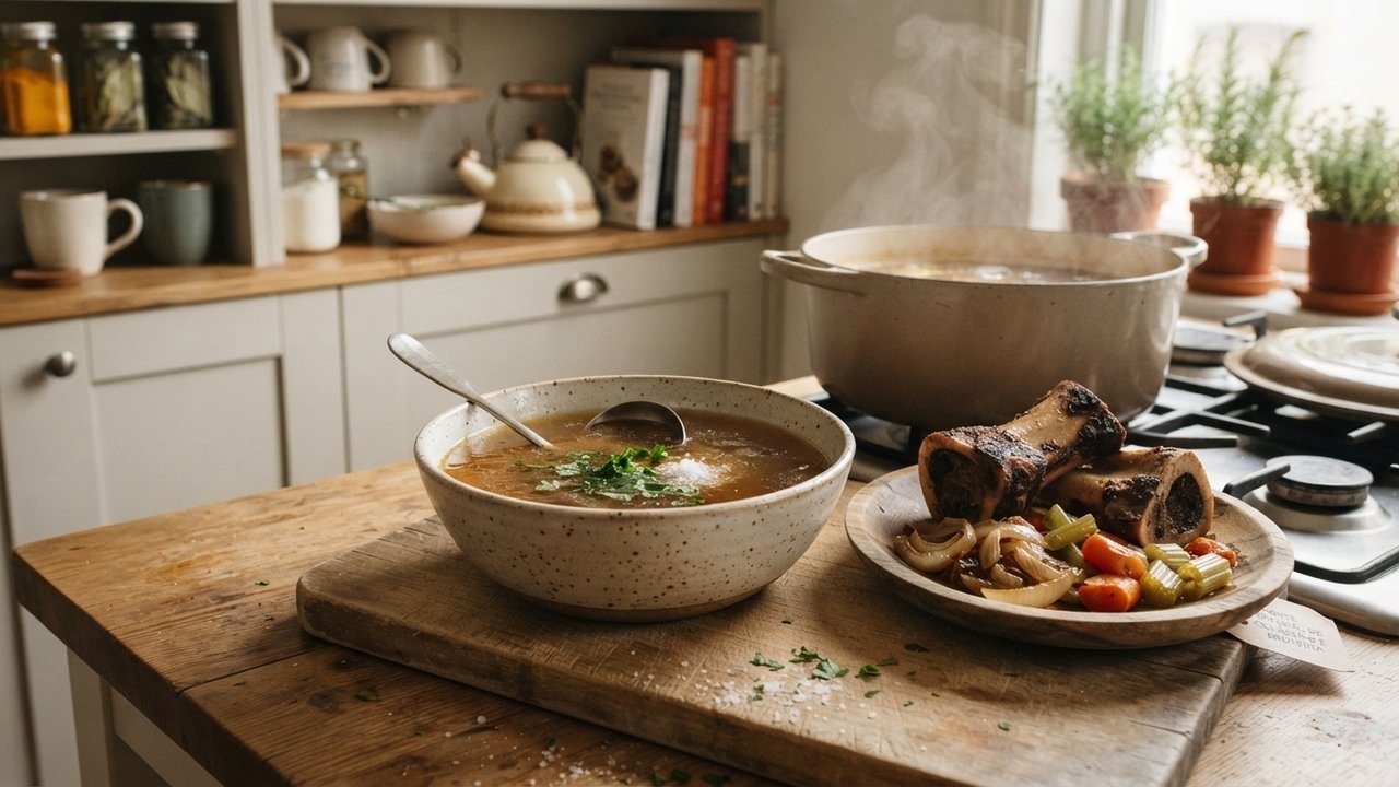caldo de ossos para pele