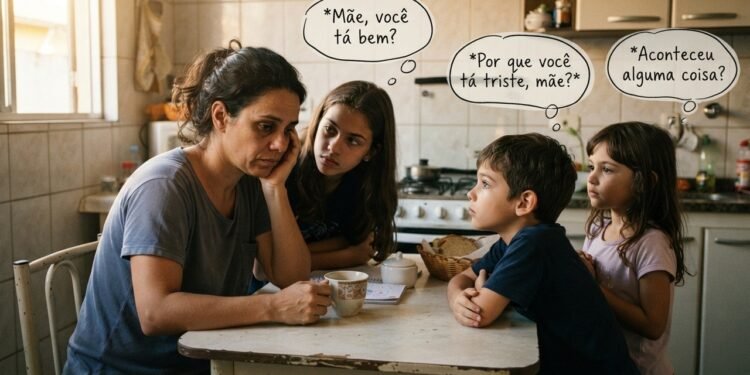 Durante meses, Helena respondeu “está tudo bem” sempre que os filhos perguntavam como ela estava: um detalhe da rotina mostrou que aquela resposta escondia mais do que ela imaginava