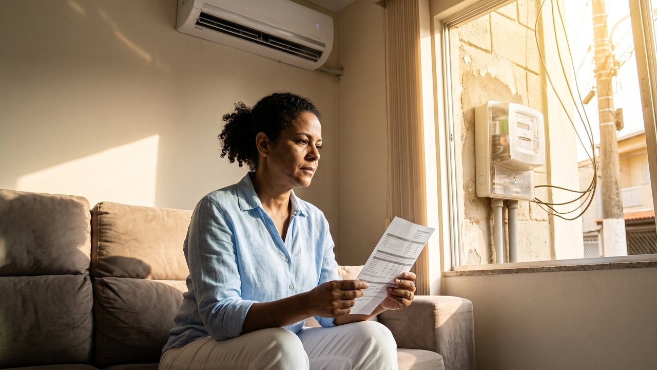 Minha conta de luz subiu mesmo sem eu comprar nenhum aparelho novo: uma parte do aumento não estava dentro da minha casa