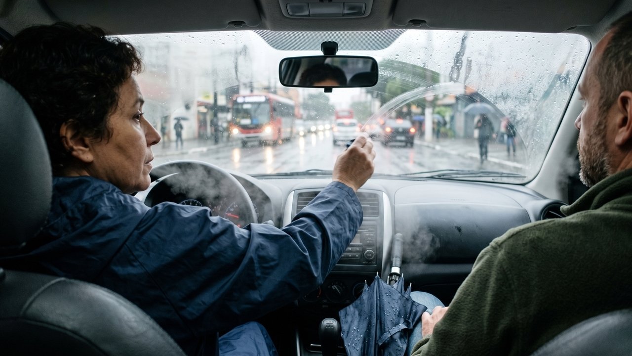 O motivo de os vidros do carro embaçarem tão rápido em dias de chuva