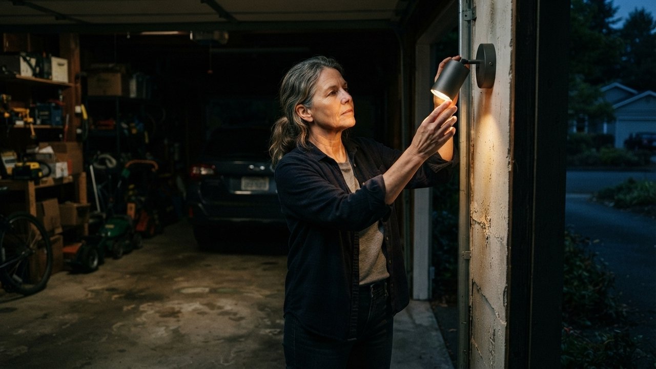 luz da garagem