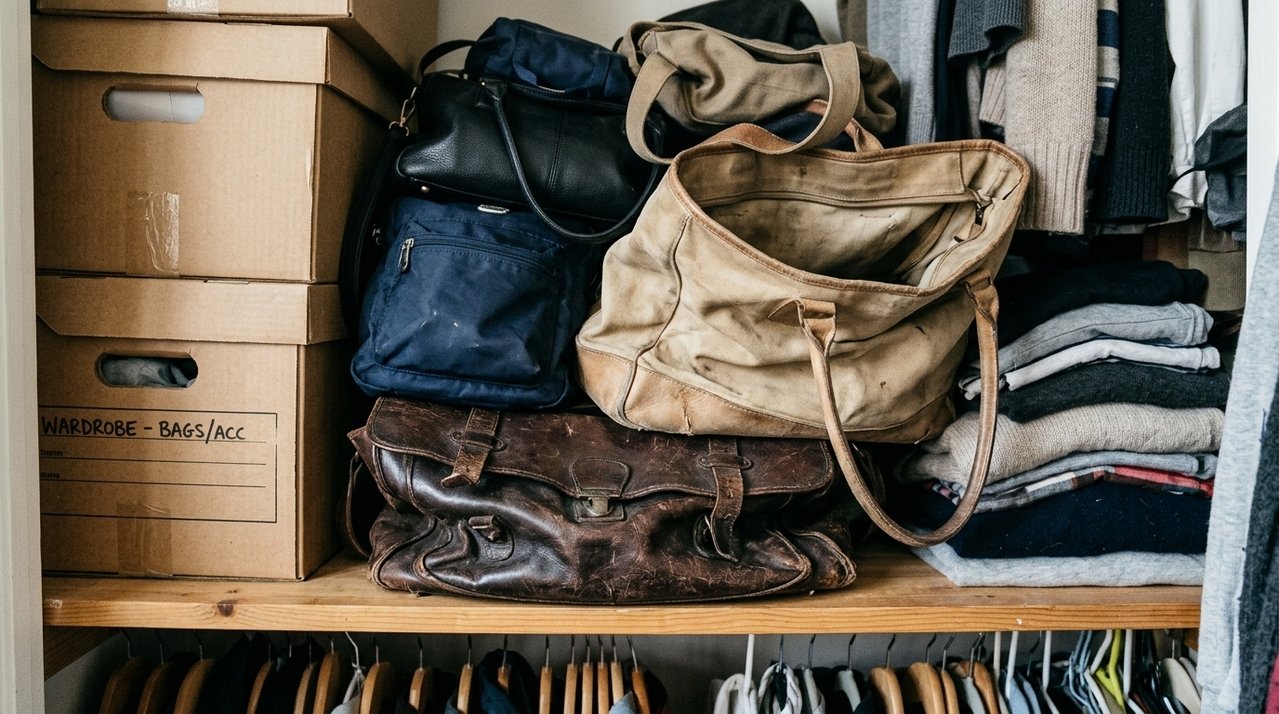 O motivo de bolsas perderem o formato, mesmo ficando guardadas