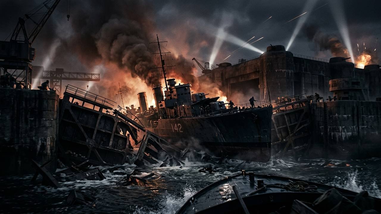 A ousada missão militar de 1942 que lançou um navio disfarçado de bomba contra uma base nazista e entrou para a história