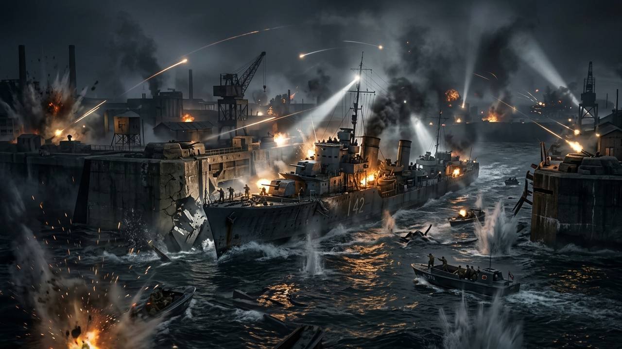A ousada missão militar de 1942 que lançou um navio disfarçado de bomba contra uma base nazista e entrou para a história