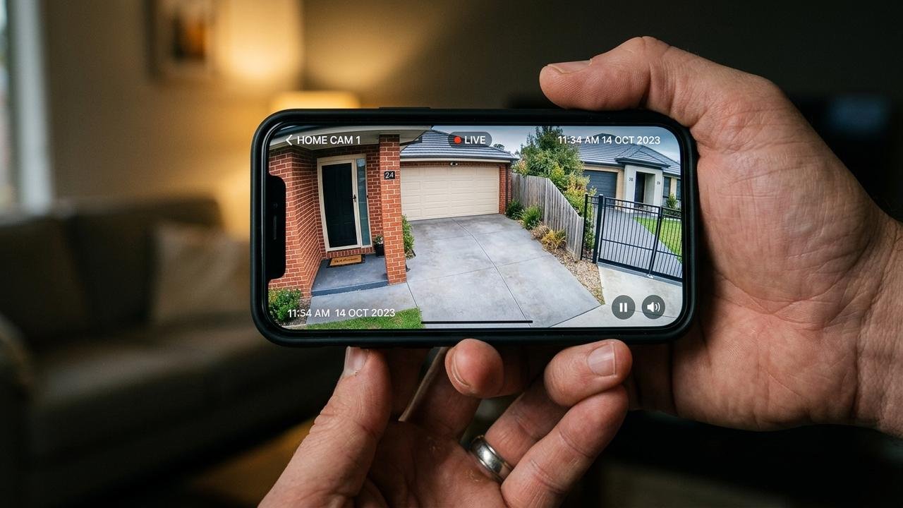 câmera de segurança residencial