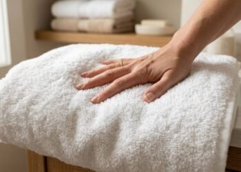 Adeus, toalha de banho dura que arranha a pele: o truque simples com um ingrediente de cozinha que devolve a maciez macia de hotel