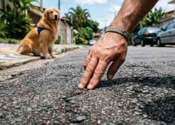 passear com cachorro no calor