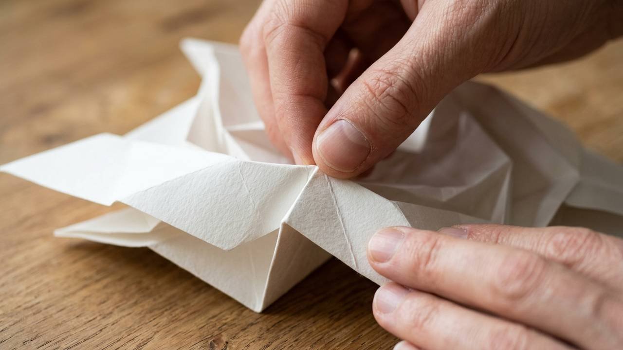 O origami que surpreendeu os engenheiros: a dobradura de papel criada por um jovem de 14 anos que suporta 9.000 vezes o próprio peso