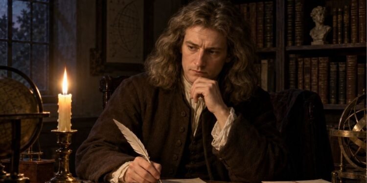 Isaac Newton e a Revolução Científica, em reflexão sobre o conhecimento coletivo: "Se vi mais longe, foi por estar sobre os ombros de gigantes."