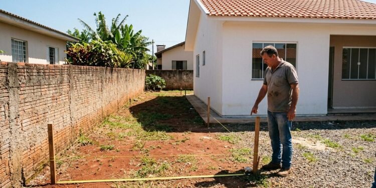 O profissional responsável comparou as dimensões físicas dos terrenos com os documentos e concluiu que parte da área usada por Daniel estava