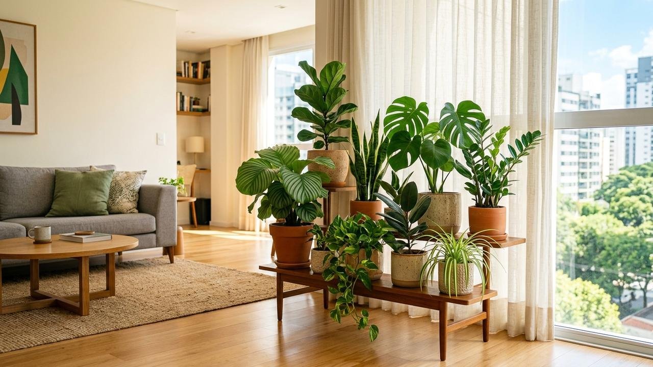 plantas no calor