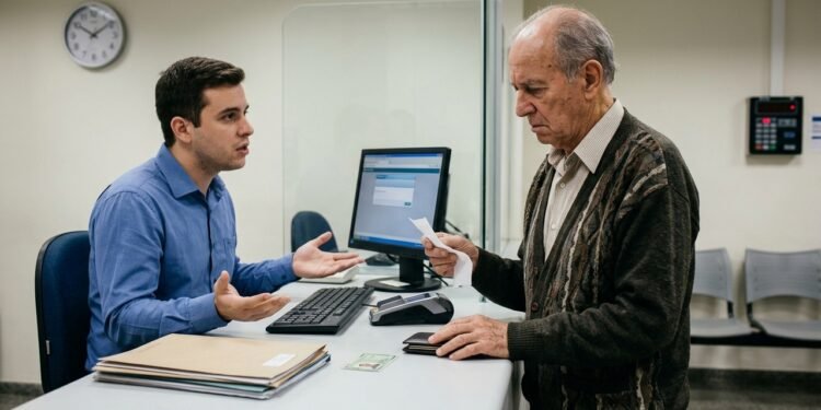 Cliente espera mais de uma hora em agência bancária para desbloquear cartão, mas é informado no guichê que atendimento só poderia ser feito pelo aplicativo e registra reclamação no Procon