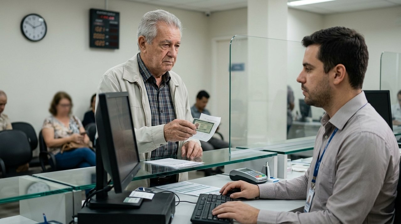 Cliente espera mais de uma hora em agência bancária para desbloquear cartão, mas é informado no guichê que atendimento só poderia ser feito pelo aplicativo e registra reclamação no Procon