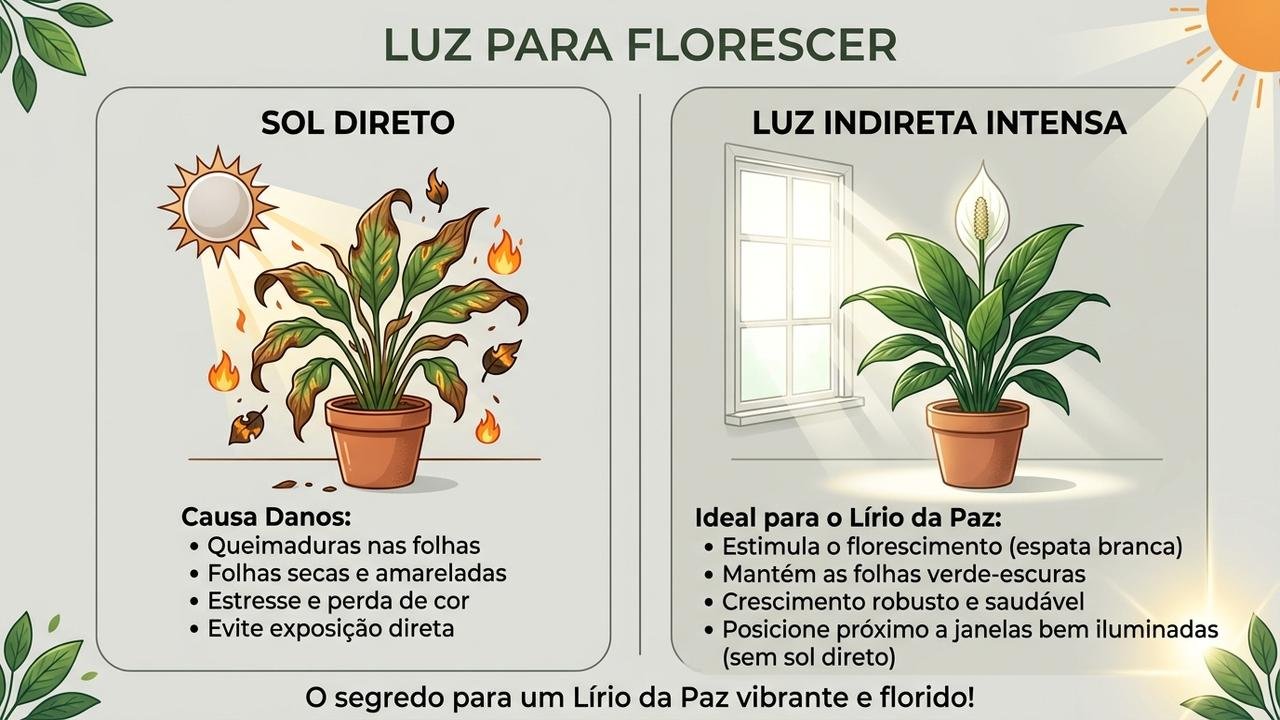 lírio-da-paz sem flores