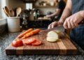 Madeira, plástico ou metal: o guia rápido para escolher a tábua de corte ideal para legumes.